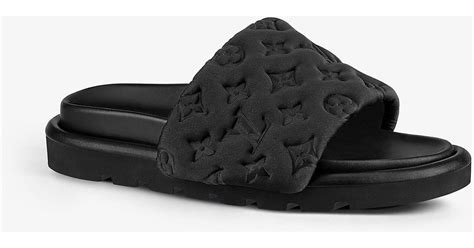 louis vuitton padded sliders